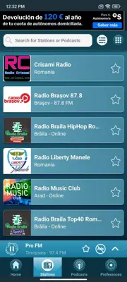 Radio Romania Online android App screenshot 5